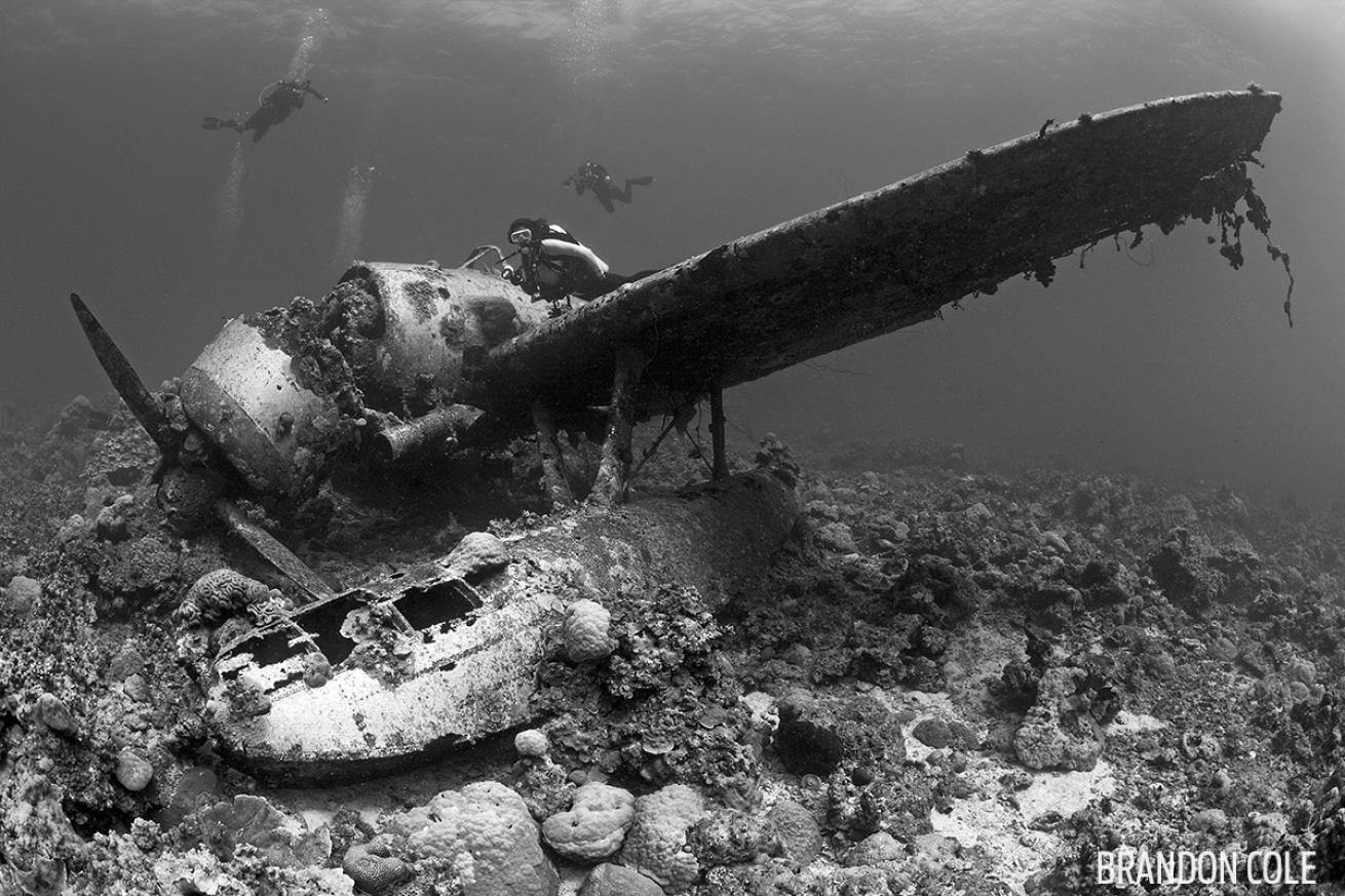 Underwater Photo Jakes Seaplane Wreck Dive Palau