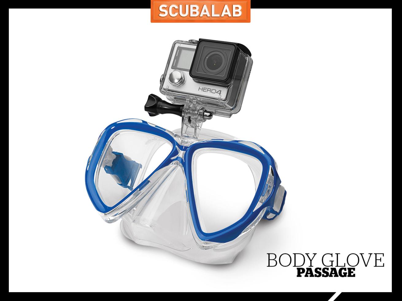 Scuba Diving Mask Body Glove GoPro Mount