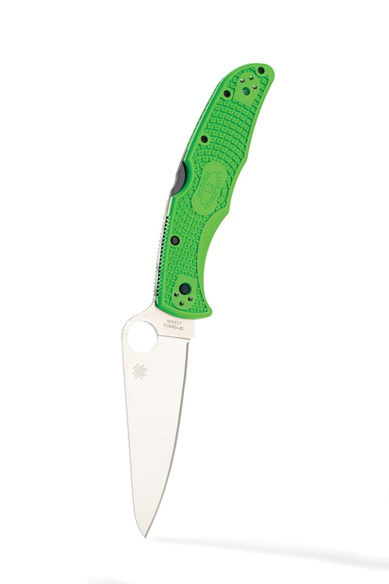 Spyderco Pacific Salt 2 Green Knife