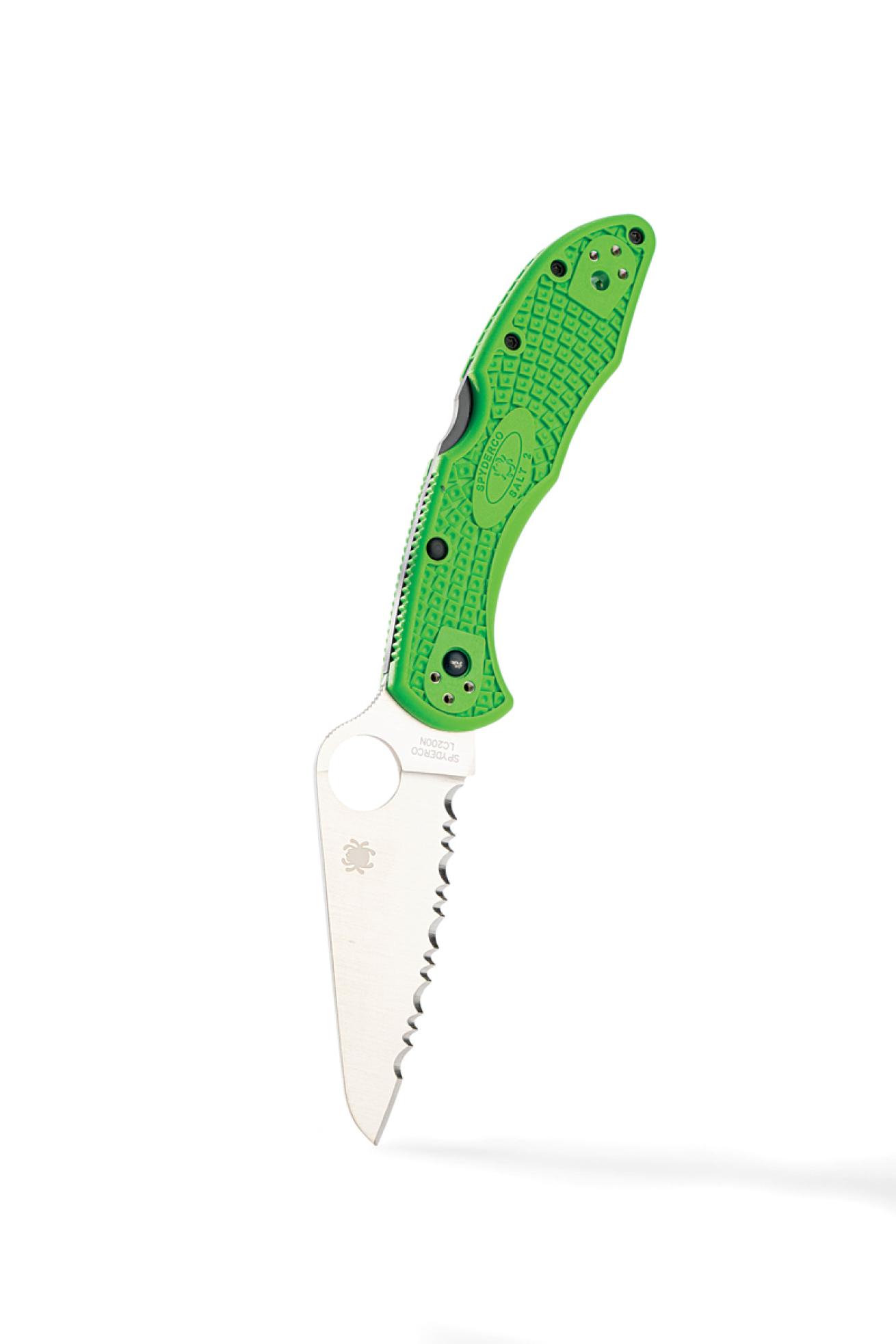 Spyderco Salt 2 Green Knife