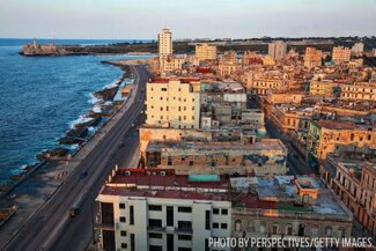 An aerial view of Havana, Cuba