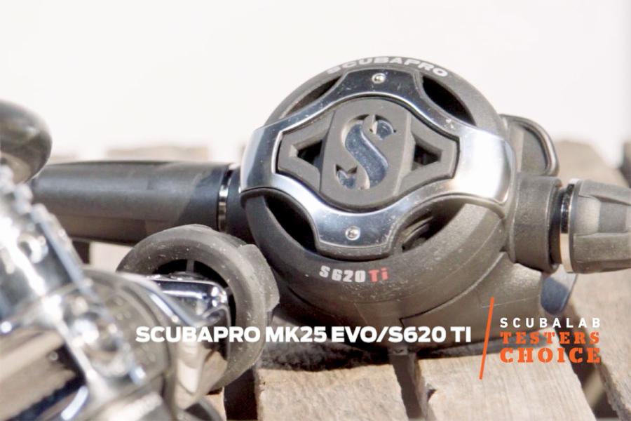 ScubaLab Testers Choice Scuba Diving Regulators: Scubapro MK25 EVO 